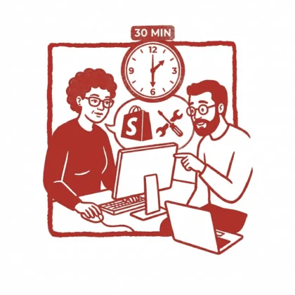 30 minutos de soporte en Shopify